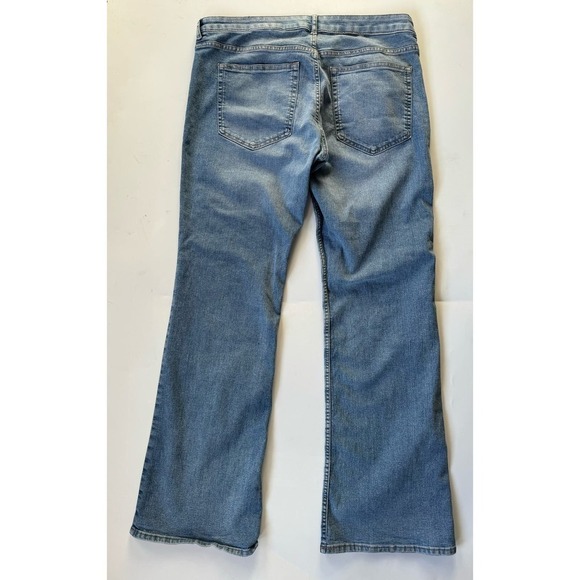 Denim size 14 bootcut light washed blue jeans cowgirl - Picture 2 of 4